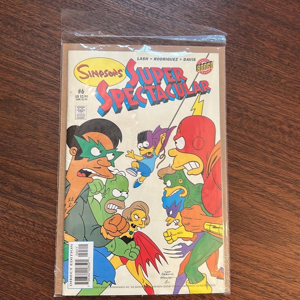 Simpsons Super Spectacular Comic Book 
# 6. 2007